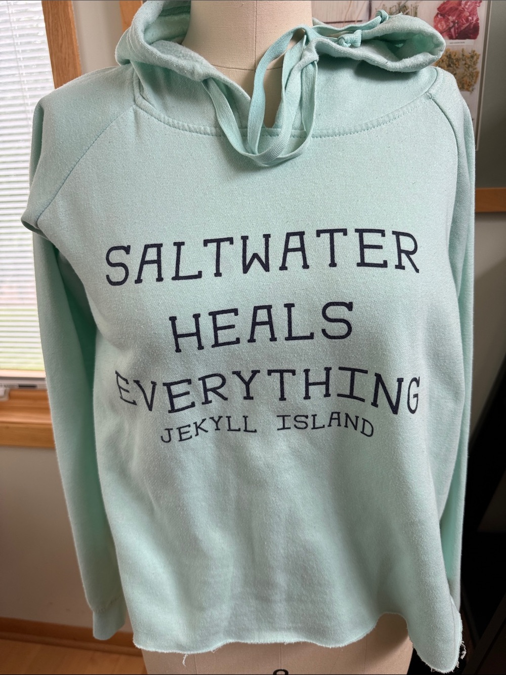 Saltwater Heals Everything Hoodie - Mint
